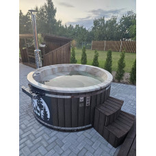 Acrylic Wood Fired Hot Tub for 4-5 Persons Acrylic Wood Fired Hot Tub for 4-5 Persons